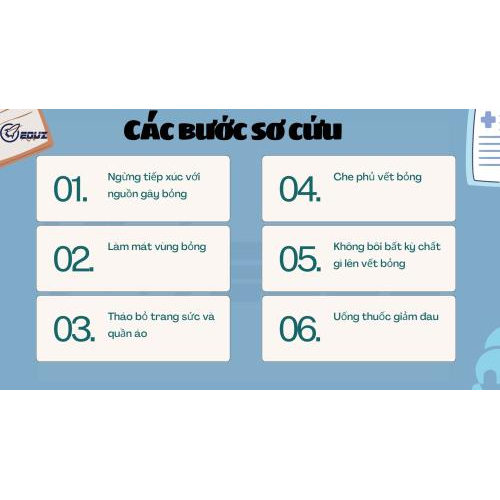 4. Các bước sơ cứu